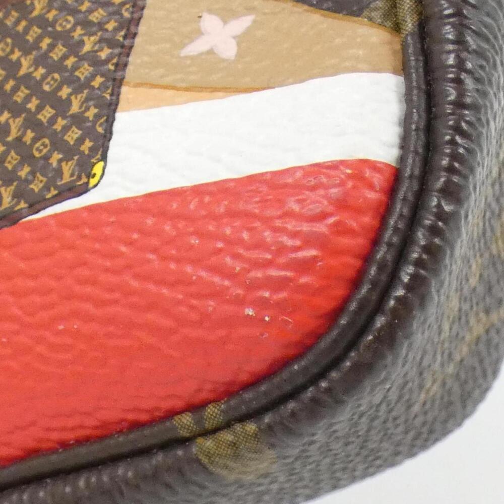 LOUIS VUITTON Authentic Brown Monogram Pochette Pouch - Picture 3 of 10